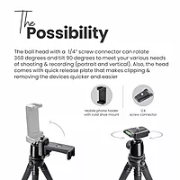 DigiTek DTR320 FT Flexible Gorilla Tripod