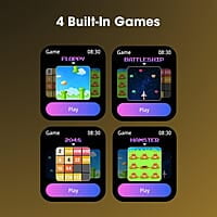 ZEBRONICS DC Black ADAM Edition DRIP Smartwatch with Bluetooth 5.1 Calling, 1.69" Display Size, Voice Assistance, 11 Built-in + Customizable Watch Faces, 8 Menu UI, IP67 and 100+ Sports Tracker