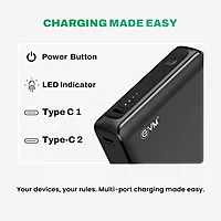 EVM P0408 EnFast Ace Power Bank 10,000mAh - Black