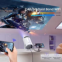 Portronics Beem 440 POR-2106 LED Projector – 2000 Lumens | 720p | Android | White