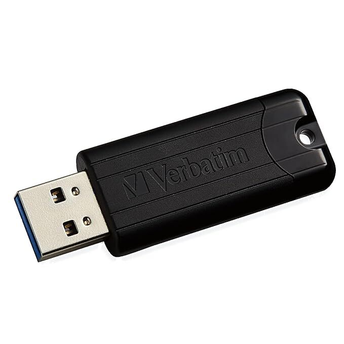 Verbatim Pinstripe Microban Anti Microbial 128GB USB Flash Pen Drive | Data Storage & Back Up