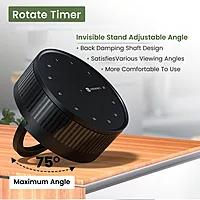 Portronics Tixie Countdown Timer (POR 2911) – 12 Timers | Magnetic | Auto Shutdown | Black