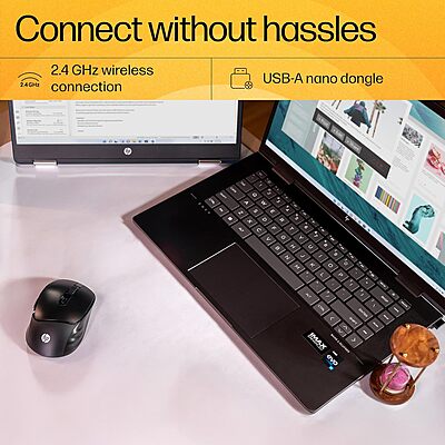 Open Box HP M120 /6 programm. buttons,1 AA battery gives upto 12 months life,upto 1600 DPI Wireless Mechanical Mouse Open Box HP M120 /6 programm. buttons,1 AA battery gives upto 12 months life,upto 1600 DPI Wireless Mechanical Mouse