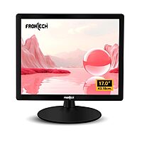 Frontech MON-0065 – 17" flat screen with sharp image quality and compact size, perfect for small desks and basic daily use
