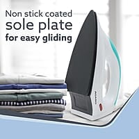 AGARO Grand Electric Dry Iron, 1000W, Non- Stick Coated Sole Plate
