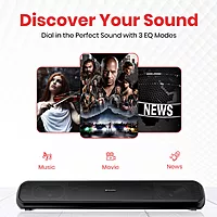 Portronics Pure Sound Pro X 80W Soundbar – Bluetooth 5.3, Customizable EQ | Rich Sound for Movies, Music & Gaming | Perfect for Home Entertainment