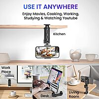 Portronics Mobot Clip – 360° Phone Stand, Blue. This versatile phone holder offers adjustable angles for hands-free viewing, perfect for video calls and streaming. Compact and portable design.