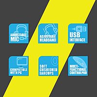 Zebronics USB Headphone offers immersive sound with a comfortable design. Ideal for gaming and calls, it features a built-in mic, adjustable headband, and soft ear cushions for long hours of use.