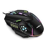 Frontech MS-0050 Wired Gaming Mouse – USB | 3600 DPI | 6 Programmable Keys | RGB Backlit with 7 LED Effects | PC & Laptop | 1 Year Warranty