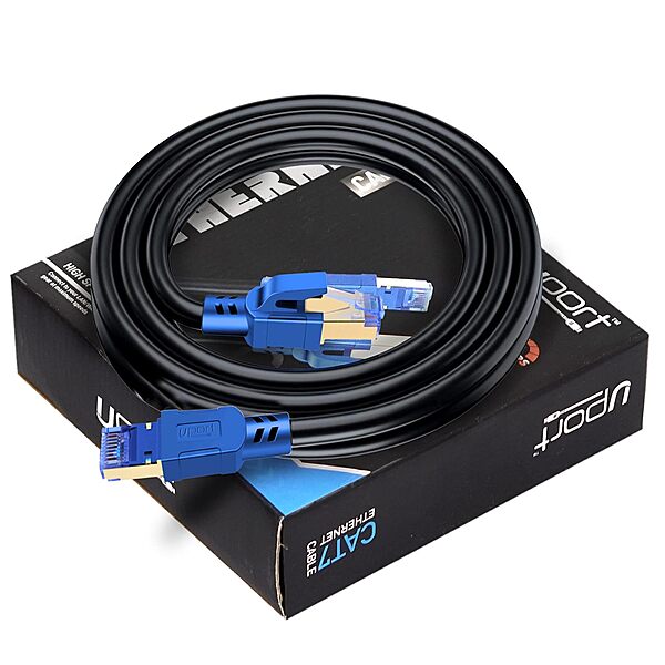 Uport CAT-7 Patch Cord 5M – High Speed LAN, designed for optimal performance and reliability. Perfect for gaming, streaming, and high-speed internet connections. Durable and flexible for easy setup.