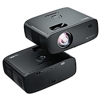 ZEBRONICS PIXAPLAY 55, Smart Projector, 8000 Lumens, 4K Support, 150 Inch Screen Size, Quad Core Processor, Bluetooth, HDMI, USB, WiFi, mSD, AUX, 1080p Native, APP Support, Miracast