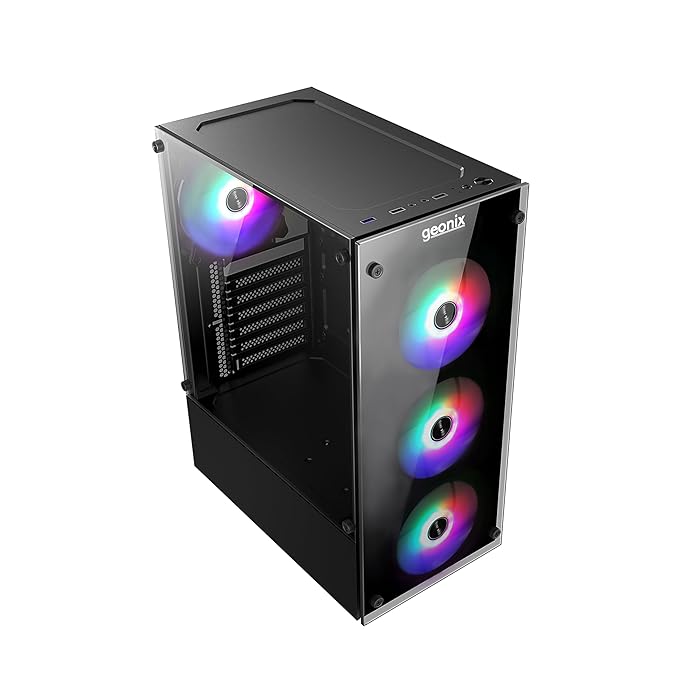 GEONIX Tempered_Glass ATX Gaming Cabinet (GXGC4F-18503)