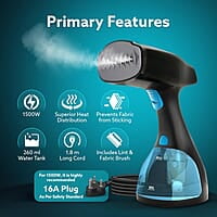 AGARO Signify Handheld Garment Steamer  1500W, 260 ML Water Tank