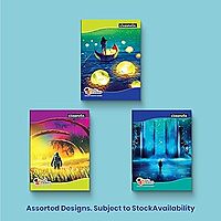 Classmate LongBook | 172 Pages | Single Line | 29.7cm x 21cm | Pack of 3 | Ruled Notebook