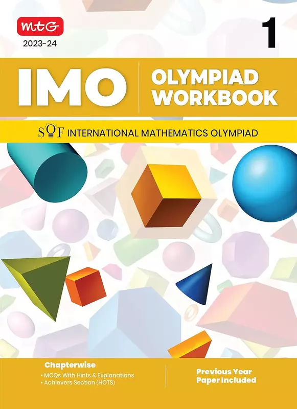 MTG International Mathematics Olympiad (IMO) Workbook for Class 1 For 2023-2024