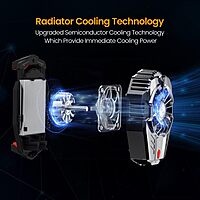 Portronics CoolPulse Wired Mobile Cooling Fan (POR 2649) – 3 Speed Settings | Temperature Display