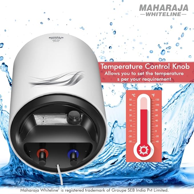 Maharaja Whiteline Aquic Neo Plus Water Heater/Geyser, 25 Liters