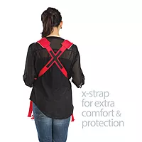 LuvLap Blossom Baby Carrier - Black & Red