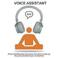 Zebronics-Bang over the ear headphones with Foldable Design and Bluetooth v5.0 headphones, Providing up to 20h* Playback