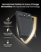 Portronics Luxcell Bind Mini 10K Power Bank – 10000mAh | 22.5W Fast Charging |Black