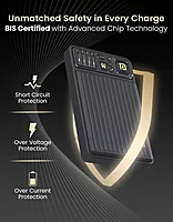 Portronics Luxcell Bind Mini 10K Power Bank – 10000mAh | 22.5W Fast Charging |Black