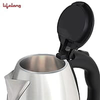 Lifelong LLEK15 Electric Kettle 1.5L with Stainless Steel Body, Easy and Fast Boiling