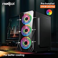 Frontech IRIS FT-4356 Mid-Tower Gaming Case RGB