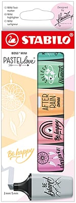 STABILO BOSS MINI PASTEL LOVE2.0 6 PCS