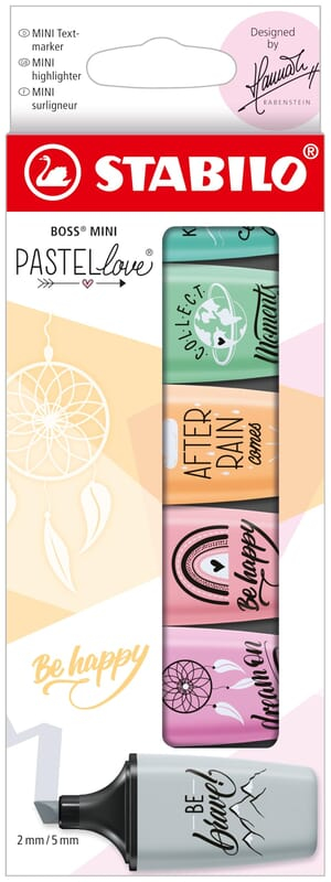 STABILO BOSS MINI PASTEL LOVE2.0 6 PCS STABILO BOSS MINI PASTEL LOVE2.0 6 PCS