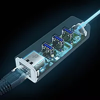 TP-Link UE330C 3-Port Hub & Gigabit Ethernet Adapter