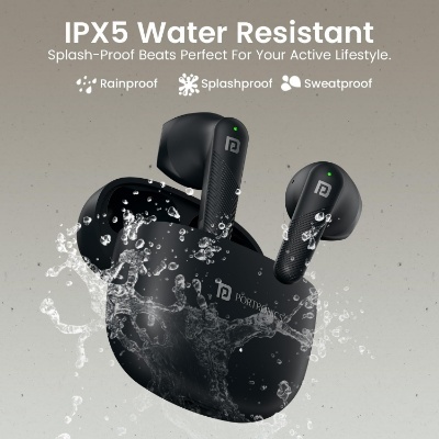 Portronics Harmonics Twins S18 in Ear TWS Earbuds with 30H Playtime, in Built HD Mic, Game/Music Mode, 13mm Dynamic Driver, Low Latency, Touch Control, Type C Fast Charging, Light Weight Portronics Harmonics Twins S18 in Ear TWS Earbuds with 30H Playtime, in Built HD Mic, Game/Music Mode, 13mm Dynamic Driver, Low Latency, Touch Control, Type C Fast Charging, Light Weight