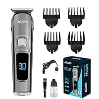 AGARO Cosmo Beard Trimmer For Men 4 Length Setting combs 2 Speed, USB Rechargeable, 90 mins Runtime