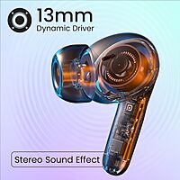 Portronics Twins 28 ANC – TWS Earbuds, 50H Playtime, Black, Active Noise Cancellation, Bluetooth 5.0, Touch Control, IPX4 Water Resistant, Deep Bass, Comfortable Fit, Perfect for Music Lovers.