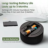 Portronics Tixie Countdown Timer (POR 2911) – 12 Timers | Magnetic | Auto Shutdown | Black