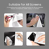 Portronics Swipe 3 Universal Screen Cleaner for Gadgets | White