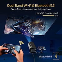 Portronics Beem 470 Smart LED Projector with 1080p Full HD 4500 Lumens 5 Watt Speaker