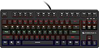 Zebronics Zeb-Max V2 RGB Keyboard features customizable RGB lighting, mechanical feel keys, and a durable design. Perfect for gamers and typists, it enhances your setup with vibrant colors.