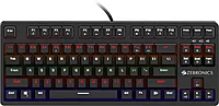 Zebronics Zeb-Max V2 RGB Keyboard features customizable RGB lighting, mechanical feel keys, and a durable design. Perfect for gamers and typists, it enhances your setup with vibrant colors.
