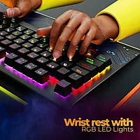 Zebronics RGB Keyboard (Zeb-max) features customizable RGB lighting, mechanical feel keys, and a durable design. Perfect for gamers and typists seeking style and performance in one package.