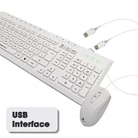 Zebronics Zeb-Judwaa 900 Wired USB Keyboard & Mouse Set – 12 Hotkeys | 800/1200/1600 DPI | UV Printed Chiclet Keys | Silent Usage | White