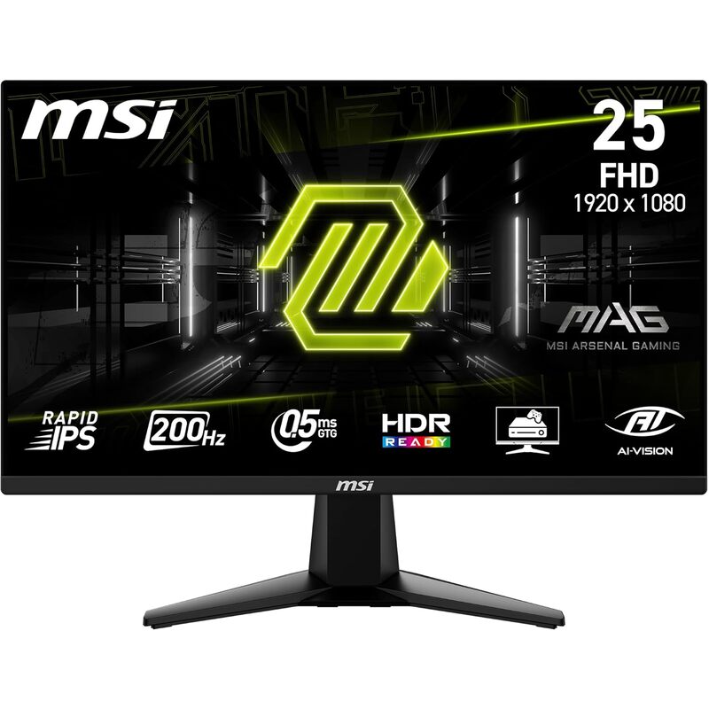 MSI MAG 255F E20 25 Inch Gaming Monitor – FHD | 200Hz | 0.5ms | IPS