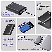 Ambrane PowerLit Boost 14400 mAh