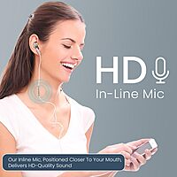 Portronics Conch Sigma A In-Ear Earbuds – 3.5mm | On/Off/Volume Switch | White | 6 Months Warranty