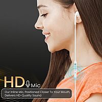Portronics Conch Theta C – Type-C Earphones with Mic, sleek design, crisp sound, comfortable fit, perfect for music and calls, lightweight, durable, ideal for smartphones and devices with Type-C.