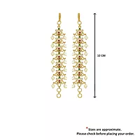 Gold Plated Adjustable Mattal for Women & Girls | Bridal Ear Chain Hair Jewelry