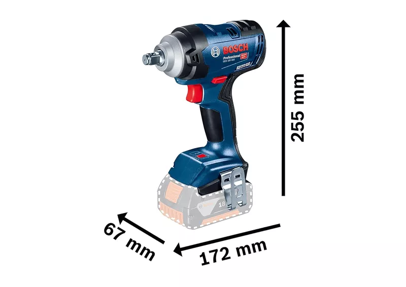 Bosch GDS18V-400 IMPACT WRENCH(Solo)(06019K00K1)