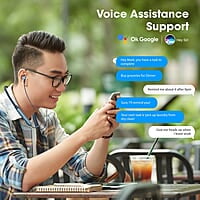 ZEBRONICS Zeb-Evolve BTv5.0, Voice Assistant, Rapid Charge, Dual Pairing, Call Function, Magnetic Earpiece Bluetooth Wireless in Ear Earphones with Mic