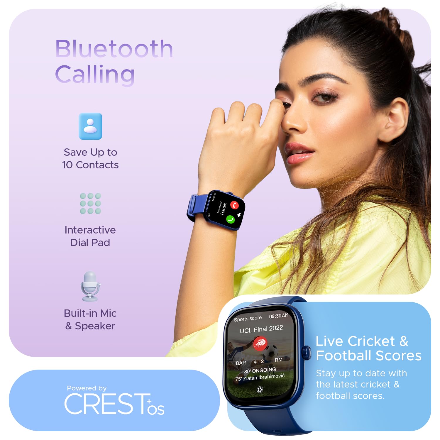 boAt Wave Sigma SmartWatch (Cool Blue)