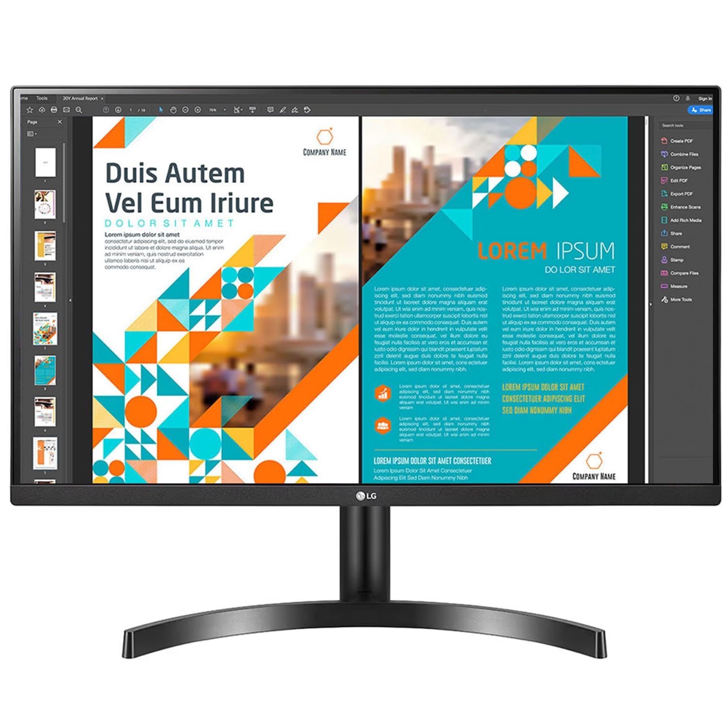 LG, 27" QHD IPS Monitor with AMD FreeSync, 27QN600-B