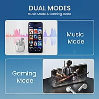 Portronics Harmonics Twins S12 in Ear TWS Earbuds with Mic, 24H Playtime 13mm Dynamic Driver, Bluetooth 5.3v